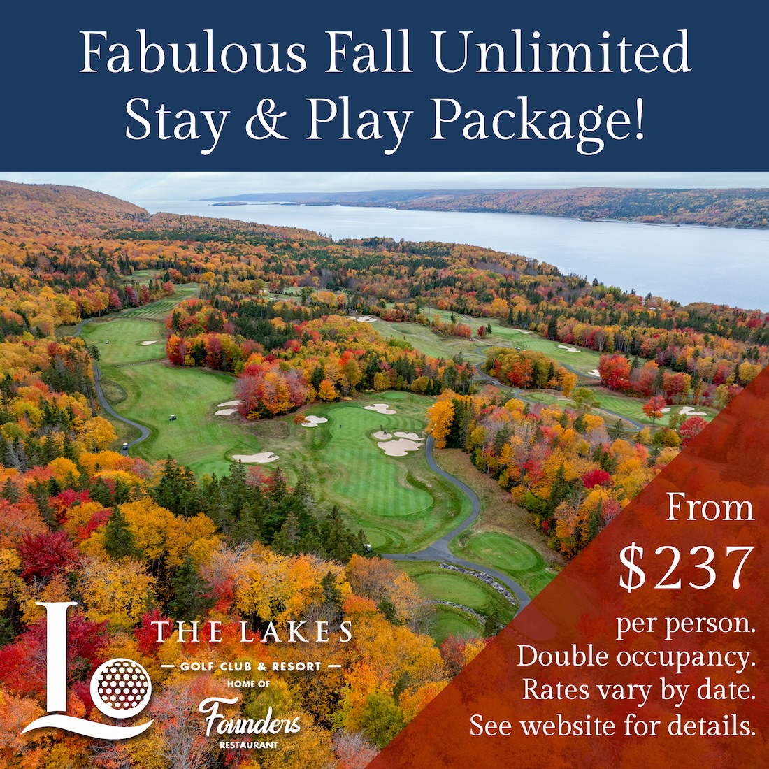 The Lakes Autumn Package promotion
